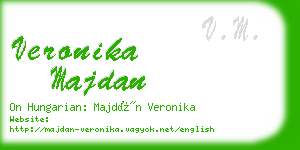 veronika majdan business card